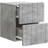  Stenski nočni omarici 2 pcs Betonsko siva 33 x 34,5 x 43 cm, (5000209780) | Shoptok.si