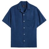 Portuguese Flannel Srajce s kratkimi rokavi Dogtown Shirt - Blue Modra Cene