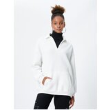 Koton Polo Neck Sweatshirt Kangaroo Pocket Detailed Long Sleeve | shoptok.hr