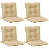  Jastuci za stolice 4 kom prošarano bež 100x50x7 cm tkanina | shoptok.hr