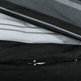  Set posteljine za poplun crno-bijeli 220 x 240 cm pamučni | shoptok.hr