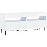 3-dijelni LED TV kabinet Bijela visokog sjaja Konstruirano drvo | shoptok.hr