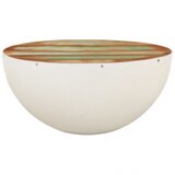  Stolić za kavu u obliku zdjele od obnovljenog drva 60x60x30 cm | shoptok.hr
