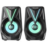 Mikado zvučnici 2.0 MD-S23 glare 3Wx2 usb | ePonuda.com