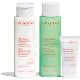 Clarins Cleansing Essentials Combination Skin darilni set za mešano kožo | Shoptok.si