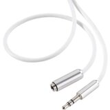 SpeaKa Professional JACK audio produžni kabel [1x JACK utikač 3.5 mm - 1x JACK utičnica 3.5 mm] 1 m bijeli SuperSoft Cijene