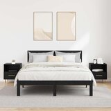  Nočna omarica 2 pcs Črna 40 x 35 x 47.5 cm Konstruiran les | Shoptok.si