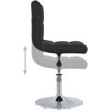 vidaXL Jedilni stol črno umetno usnje, (20939960) | Shoptok.si