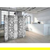 Artgeist Paravan White Mandala I, 5-Delni, Dvostranski | Shoptok.si