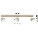 Brilagi LED RGB prigušiva spot svetiljka MONO 3xGX53/14W/230V Wi-Fi Tuya bež | Eponuda.com
