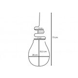 Opviq zidna led dekoracija bulb light medium yellow | ePonuda.com
