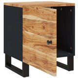  Noćni ormarić 40 x 33 x 46 cm od masivnog bagremovog drva | shoptok.hr