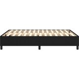  Za krevet s oprugama crni 140 x 190 cm od tkanine | shoptok.hr