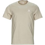 Converse Majice s kratkimi rokavi GO-TO EMBROIDERED STAR CHEVRON TEE Bež | Shoptok.si