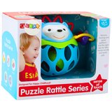 Soft Ball Hedgehog Ball With Rattle Sensory Toy Blue | Shoptok.si