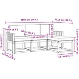  Set vanjskih sofa 4 kom. | shoptok.hr