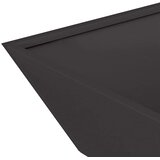  Vrtna saksija Crna 50 x 50 x 15 cm Čelična vrata | shoptok.hr
