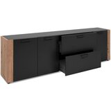 MID.YOU nizka omarica antracit, hrast artisan | Shoptok.si