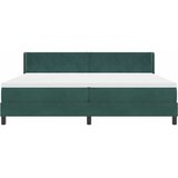  Krevet s opruga kutije Tamnozelena 200 x 200 cm Baršun | shoptok.hr