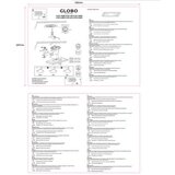 Globo 41563-24MM - LED prigušiva plafonska svetiljka SAPANA LED/24W/230V IP44 | Eponuda.com