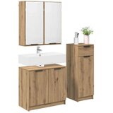  Komplet pohištva za kopalnico s predalom 3 pcs Umetni hrast, (5000092703) | Shoptok.si