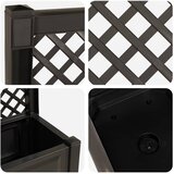  Velika s osvrtom Antracit 99,5 x 43 x 133,5 cm PP | Eponuda.ba