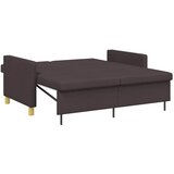 Krevet-sofa na razvlačenje Tamno smeđa Tkanina | shoptok.hr