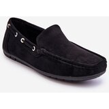 Boto Men's Suede Slip-On Moccasins Black Rayan | Shoptok.si