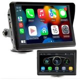  Retoo ER1081 Avto Multimedijska Postaja – 7" Touch, Apple CarPlay, Android Auto, Bluetooth + HD Kamera za Vožnjo Nazaj | Shoptok.si
