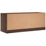 vidaXL TV ormarić sa staklenim vratima smeđa boja hrasta 102x37x42 cm | shoptok.hr
