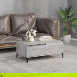 vidaXL Klubska mizica siva sonoma 90x50x36,5 cm inženirski les Cene