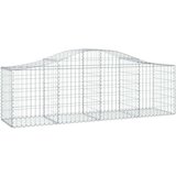  Lučne gabionske košare 40 kom 200x50x60/80 cm pocinčano željezo | shoptok.hr