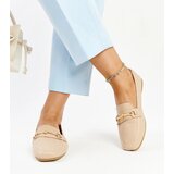 Gemre Beige decorative loafers Docherty | Shoptok.si