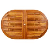  Vrtni blagovaonski stol (160 - 240)x100x75 cm od drva bagrema | shoptok.hr