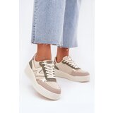 Boto Women's Platform Sneakers Leopard Beige Kelsia | Shoptok.si