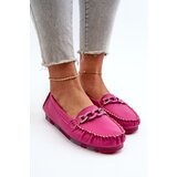 S. BARSKI Suede Comfortable Loafers Fuchsia Giovana | Shoptok.si