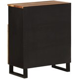  Komoda s 2 vrata 60 x 33 x 75 cm od masivnog bagremovog drva | shoptok.hr