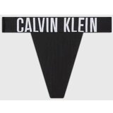 Calvin Klein Jeans Spodnje hlače 000QF7638EUB1 THONG Črna | Shoptok.si
