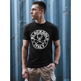 DStreet T-shirt męski z nadrukiem czarny | shoptok.hr