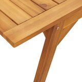 vidaXL Vrtni blagovaonski stol 110 x 56 x 75 cm masivno bagremovo drvo | shoptok.hr