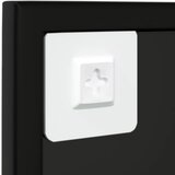 vidaXL Zidna ogledala 3 kom crna 80x60 cm metalna | shoptok.hr