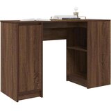  Radni stol smeđi hrast 120x42x76 cm konstruirano drvo | shoptok.hr
