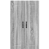 vidaXL Zidni kuhinjski ormarić s policom Siva Sonoma 60 x 31 x 100 cm | shoptok.hr