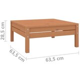  13-dijelna vrtna garnitura smeđa boja meda od masivne borovine | shoptok.hr
