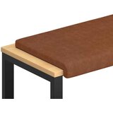  Jastučić za klupu Umjetna koža Smeđa Dubina 35 cm | shoptok.hr