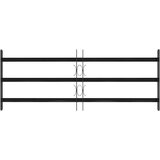  Rešetka za prozor Crna 116 x 45 cm Čelik s prahom premazan | shoptok.hr