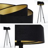  Stojeća lampa GALAXY 1xE27/60W/230V crna/wenge | Eponuda.com