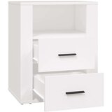  Nočna omarica bela 50x36x60 cm inženirski les, (20730396) | Shoptok.si