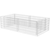 vidaXL Gabionsko cvetlično korito iz pocinkanega jekla 180x90x50 cm, (20708068) | Shoptok.si