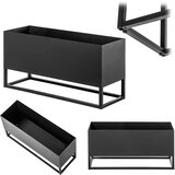 KADAX Stojalo za rože Loft Kovinski stoječi cvetlični lonec 60x30 cm, (5000346571) | Shoptok.si